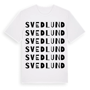 Svedlund ordlek t-shirt – ekologisk bomull t-shirt från Pinshirt