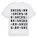 Svensarva ordlek t-shirt