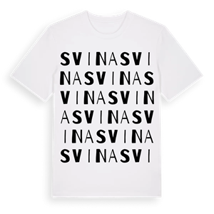 Svina ordlek t-shirt – ekologisk bomull t-shirt från Pinshirt