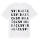 Svinabäck ordlek t-shirt