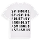 Svingbolsta ordlek t-shirt