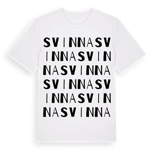 Svinna ordlek t-shirt – ekologisk bomull t-shirt från Pinshirt