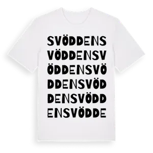 Svödden ordlek t-shirt – ekologisk bomull t-shirt från Pinshirt