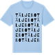 Blue Soul t-shirt med Täljebo ordlek t-shirt