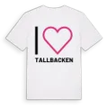 Jag älskar Tallbacken t-shirt stort tryck