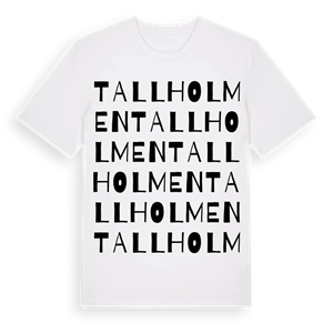 Tallholmen ordlek t-shirt – ekologisk bomull t-shirt från Pinshirt
