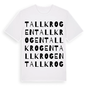 Tallkrogen ordlek t-shirt – ekologisk bomull t-shirt från Pinshirt