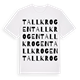 Tallkrogen ordlek t-shirt