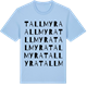Blue Soul t-shirt med Tallmyra ordlek t-shirt