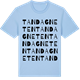 Blue Soul t-shirt med Tandagneten ordlek t-shirt