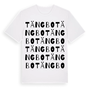 Tängbo ordlek t-shirt – ekologisk bomull t-shirt från Pinshirt