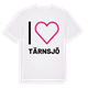 White t-shirt med Jag älskar Tärnsjö t-shirt stort tryck