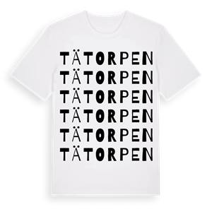 Tätorpen ordlek t-shirt – ekologisk bomull t-shirt från Pinshirt