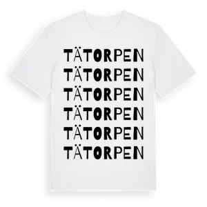 Tätorpen ordlek t-shirt – ekologisk bomull t-shirt från Pinshirt