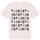 Vintage White t-shirt med Taxnäs ordlek t-shirt
