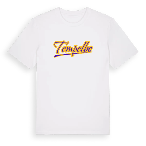 Tempelbo baseball t-shirt – ekologisk bomull t-shirt från Pinshirt