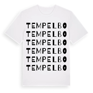 Tempelbo ordlek t-shirt – ekologisk bomull t-shirt från Pinshirt