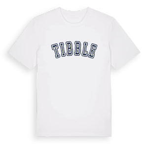 Tibble college t-shirt – ekologisk bomull t-shirt från Pinshirt