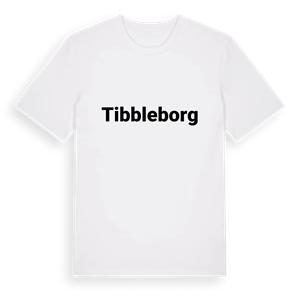 Tibbleborg fetstil t-shirt – ekologisk bomull t-shirt från Pinshirt