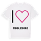 Jag älskar Tibbleborg t-shirt stort tryck