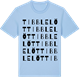Blue Soul t-shirt med Tibblelöt ordlek t-shirt