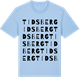 Blue Soul t-shirt med Tidsberg ordlek t-shirt