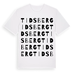 Tidsberg ordlek t-shirt – ekologisk bomull t-shirt från Pinshirt