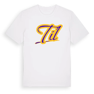Til baseball t-shirt – ekologisk bomull t-shirt från Pinshirt