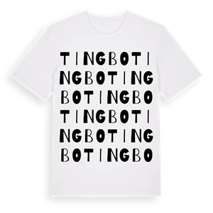 Tingbo ordlek t-shirt – ekologisk bomull t-shirt från Pinshirt