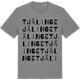 Mid Heather Gray t-shirt med Tjälinge ordlek t-shirt