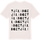 Vintage White t-shirt med Tjälinge ordlek t-shirt