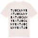 Vintage White t-shirt med Tjockmyra ordlek t-shirt