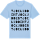 Blue Soul t-shirt med Tjockudden ordlek t-shirt