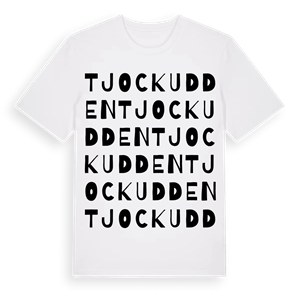 Tjockudden ordlek t-shirt – ekologisk bomull t-shirt från Pinshirt