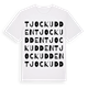 Tjockudden ordlek t-shirt