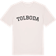Vintage White t-shirt med Tolboda böjd t-shirt