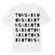 Tomsarbo ordlek t-shirt