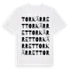 White t-shirt med Torkärret ordlek t-shirt