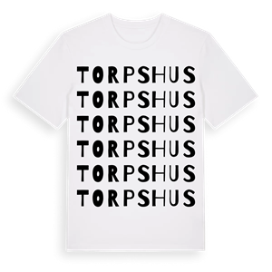 Torpshus ordlek t-shirt – ekologisk bomull t-shirt från Pinshirt