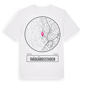 Trädgårdsstaden t-shirt – ekologisk bomull t-shirt från Pinshirt