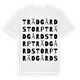 Trädgårdstorp ordlek t-shirt