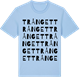 Blue Soul t-shirt med Trånget ordlek t-shirt