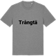 Mid Heather Gray t-shirt med Trångtä fetstil t-shirt