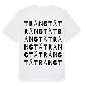 Trångtä ordlek t-shirt – ekologisk bomull t-shirt från Pinshirt