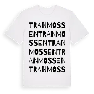 Tranmossen ordlek t-shirt – ekologisk bomull t-shirt från Pinshirt