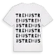 Tre hus ordlek t-shirt