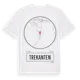 White t-shirt med Trekanten t-shirt