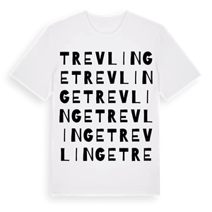 Trevlinge ordlek t-shirt – ekologisk bomull t-shirt från Pinshirt