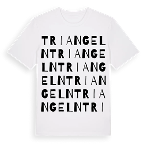 Triangeln ordlek t-shirt – ekologisk bomull t-shirt från Pinshirt