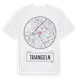 White t-shirt med Triangeln t-shirt
